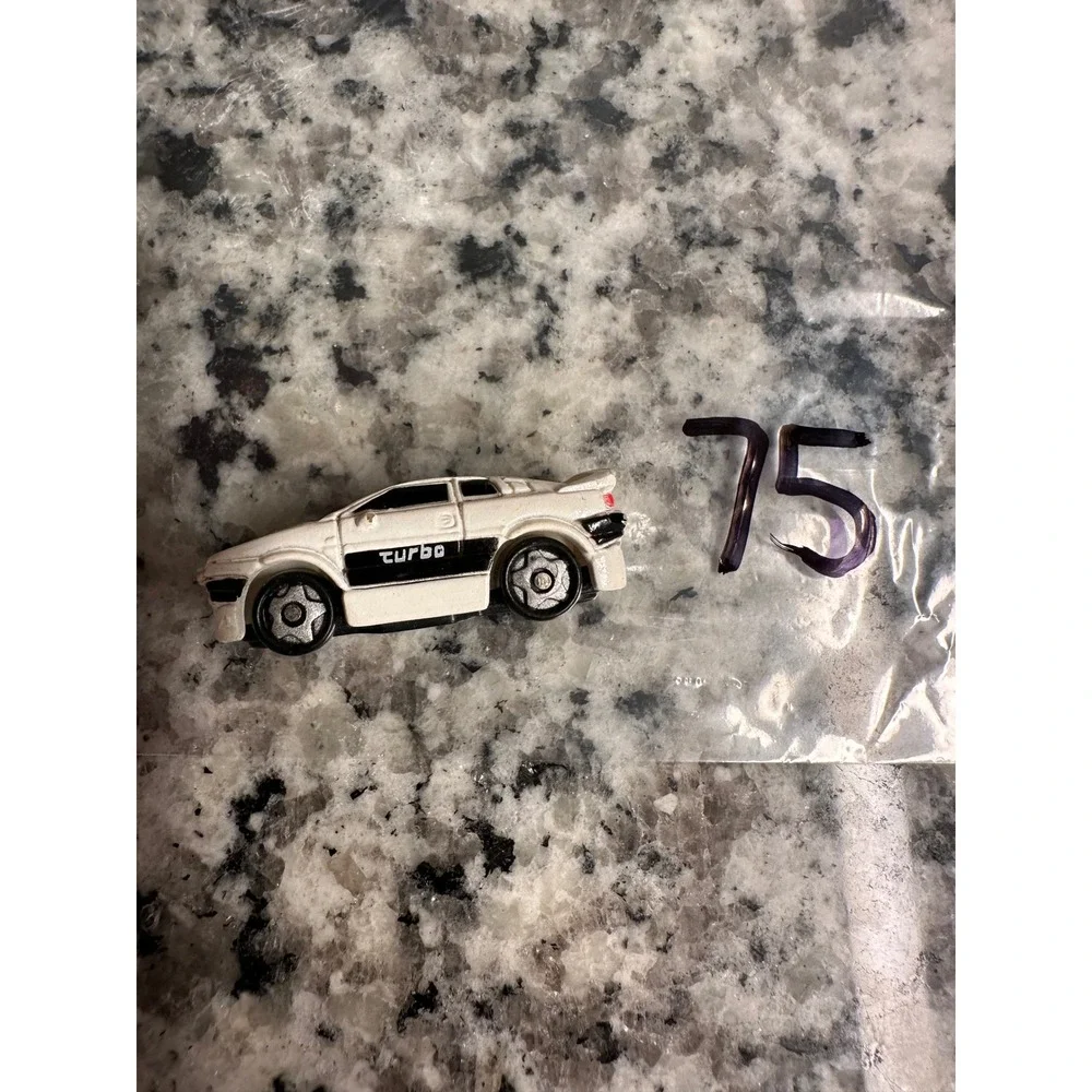 White‎ Turbo Toy Car Diecast Collectible Speed Racer Kids Play Toy magnet